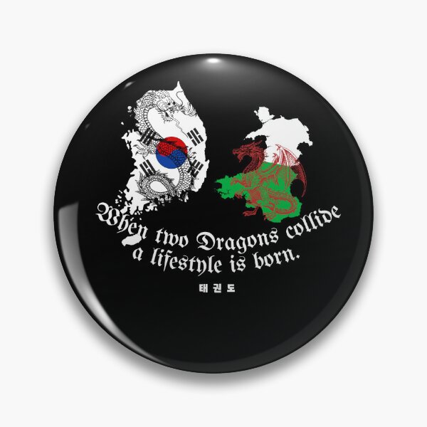 Artikelvorschau, Südkorea und Wales – Kampfkunst – Gothic – Taekwondo 태권도 entworfen und verkauft von neonwaverunner.
