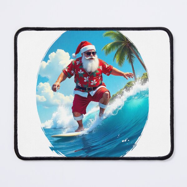 Item preview, Summer Santa Surfing designed and sold by inkadventure.