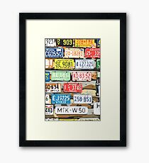 My Plate is Full Framed Print