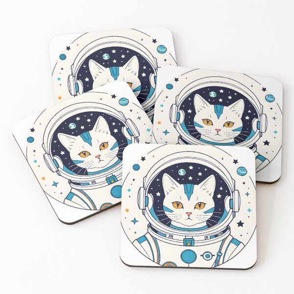 Item preview, Space cat designed and sold by Ludmi-linea.