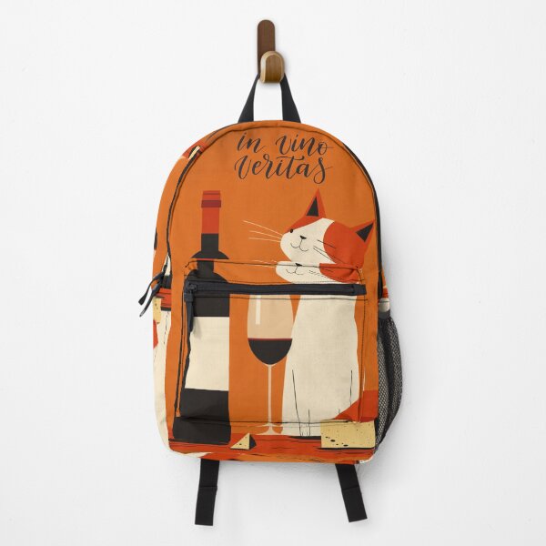 Item preview, In Vino Veritas - Wine Feline - TruthInWine designed and sold by NikoDeeko.