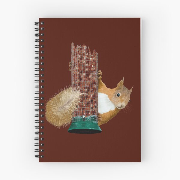 Item preview, WHAT? - CUTE RED SQUIRREL ON BIRD FEEDER designed and sold by Danicus666.