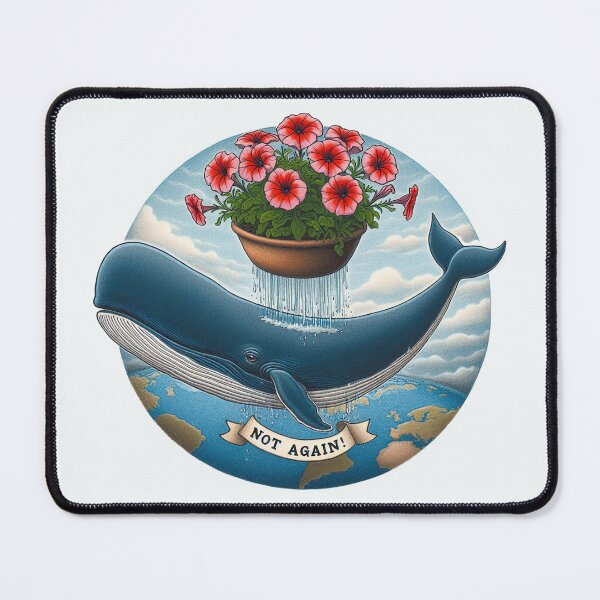 Item preview, Whale & Petunias designed and sold by Art Off the Wood.