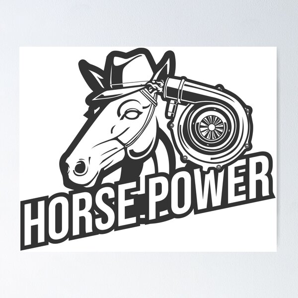 Item preview, Turbo Horse Power Mascot  designed and sold by TrilogyMerch.