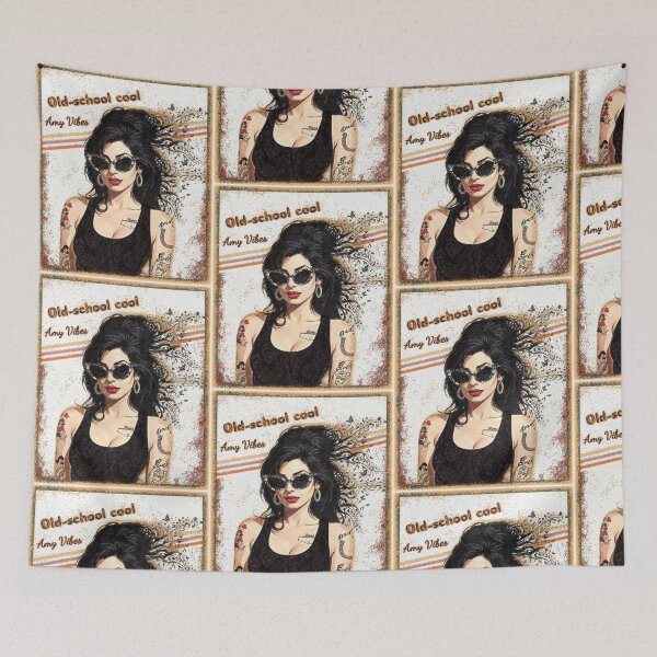 Item preview, Old-school cool- Amy's vibes designed and sold by Hen-C-Art.
