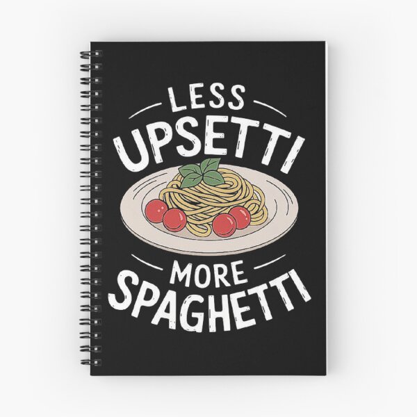 Item preview, Less Upsetti More Spaghetti - Funny Pasta Art designed and sold by love3617.