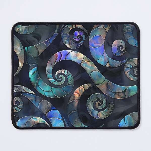 Item preview, New Zealand Māori Paua Pattern Koru Design 53 designed and sold by GrinGalore.