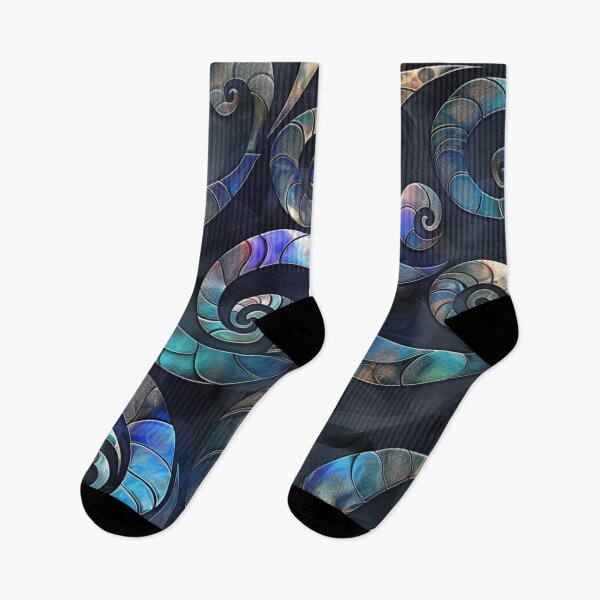 Item preview, New Zealand Māori Paua Pattern Koru Design 53 designed and sold by GrinGalore.