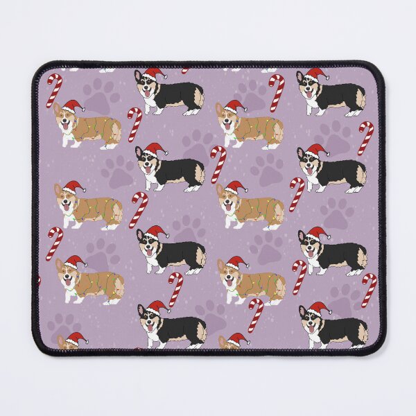 Item preview, Purple Christmas Corgi Pattern designed and sold by KantstandyaC.