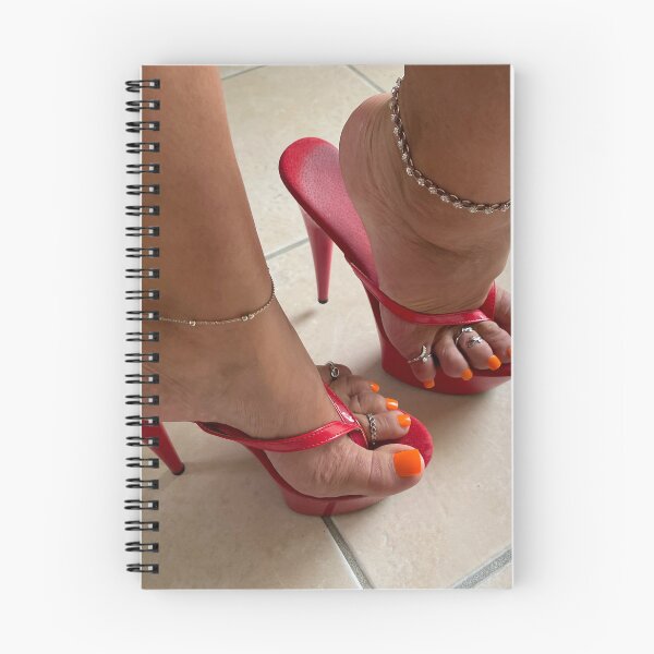 Item preview, Red platform fliflops designed and sold by AuxpiedsdemaDo.