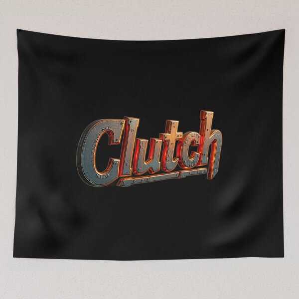 Item preview, Clutch, Stoner Rock, Metal Logo, Fan Art designed and sold by Burn-Ego.