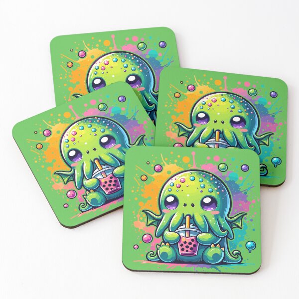 Item preview, Kawaii Cthulhu Bubble Tea designed and sold by RayCrimson.