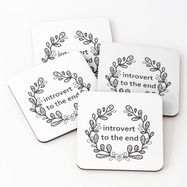 Item preview, Introvert to the end, funny captions, memes about introverts, introverts, introvert, designed and sold by Dormitria.