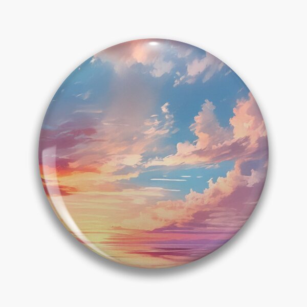 Item preview, Pastel Skies: A Dreamy Sunset in Pink, Orange, and Purple designed and sold by Farid1Shop.