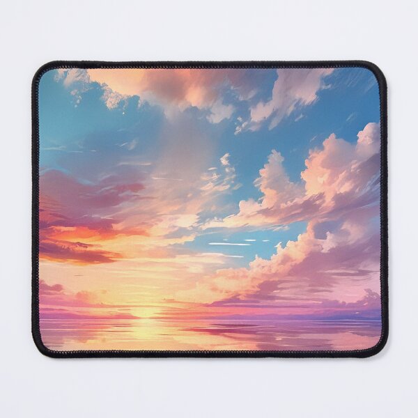 Item preview, Pastel Skies: A Dreamy Sunset in Pink, Orange, and Purple designed and sold by Farid1Shop.