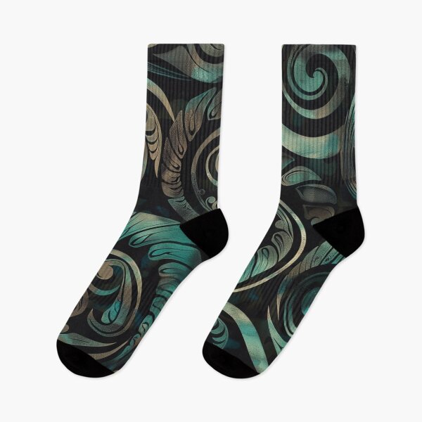 Item preview, New Zealand Māori Paua Pattern Koru Design 54 designed and sold by GrinGalore.