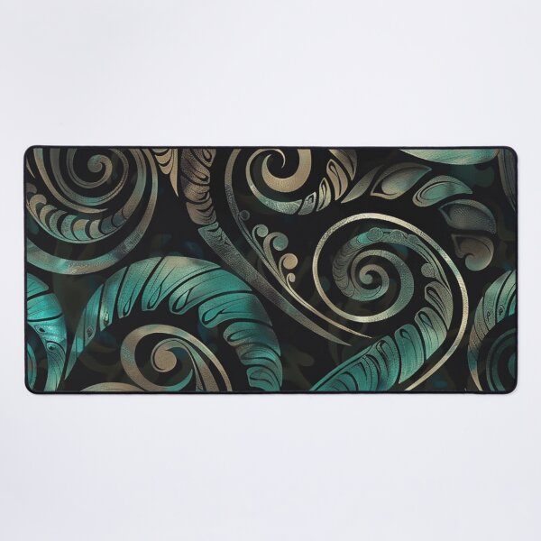 Item preview, New Zealand Māori Paua Pattern Koru Design 54 designed and sold by GrinGalore.
