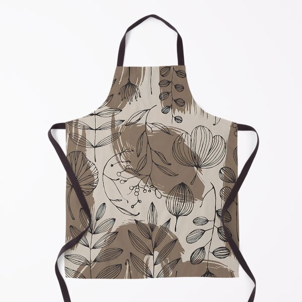 Item preview, Chic sepia - toned flora patterns designed and sold by Haji  Kamora.