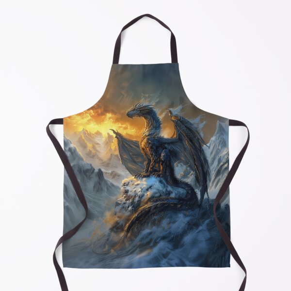 Item preview, Guardian of the Peaks: A Majestic Dragon's Watch designed and sold by LemurianPortals.