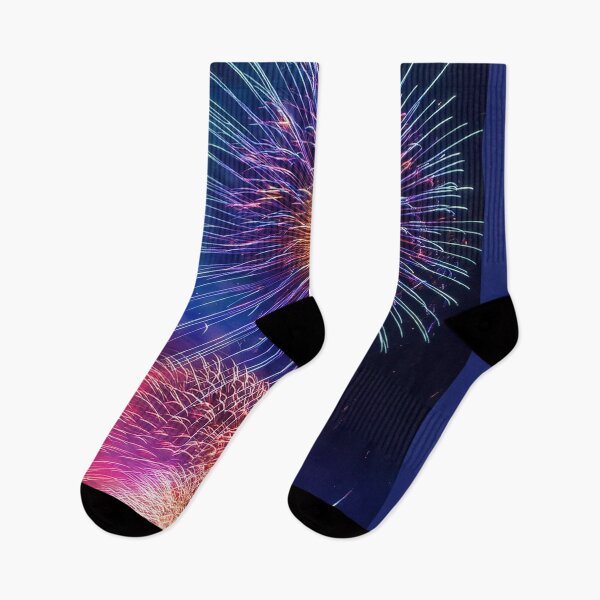 Item preview, Colorful fireworks in a dark sky designed and sold by Photopat.