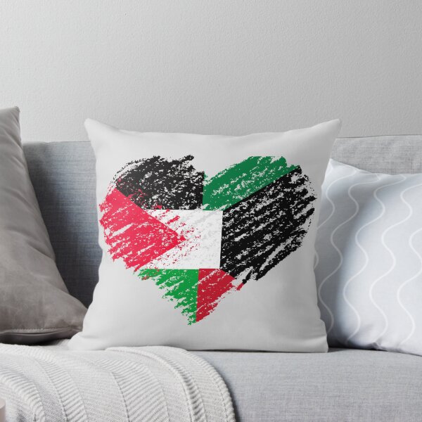 Item preview, Kuwait Palestine flag Scribble designed and sold by Mo5tar.