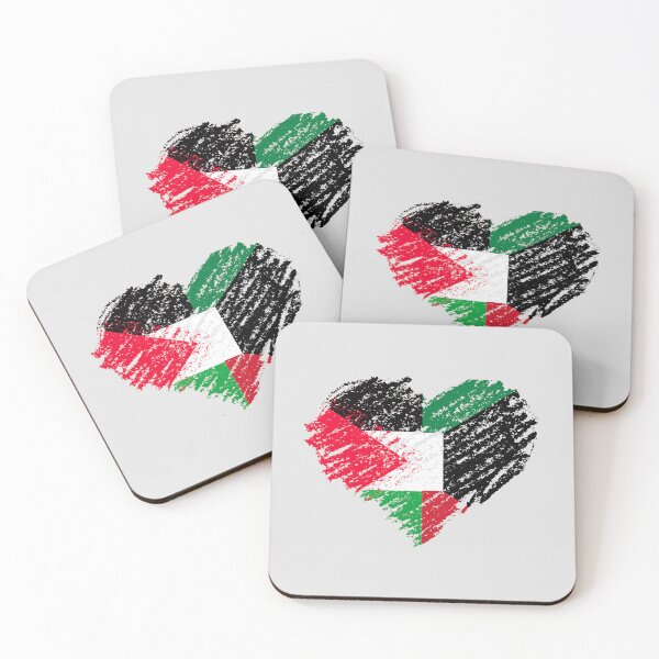 Item preview, Kuwait Palestine flag Scribble designed and sold by Mo5tar.