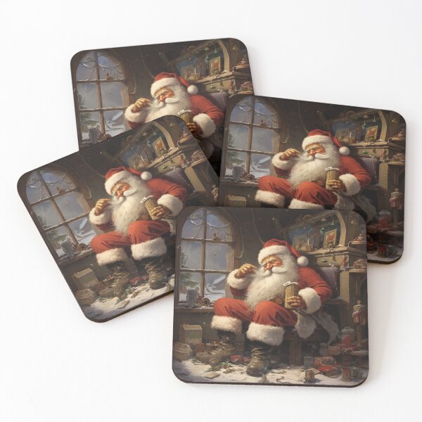 Item preview, Papá Noel soñoliento designed and sold by SMARTKIT DESIGNAGENCY.