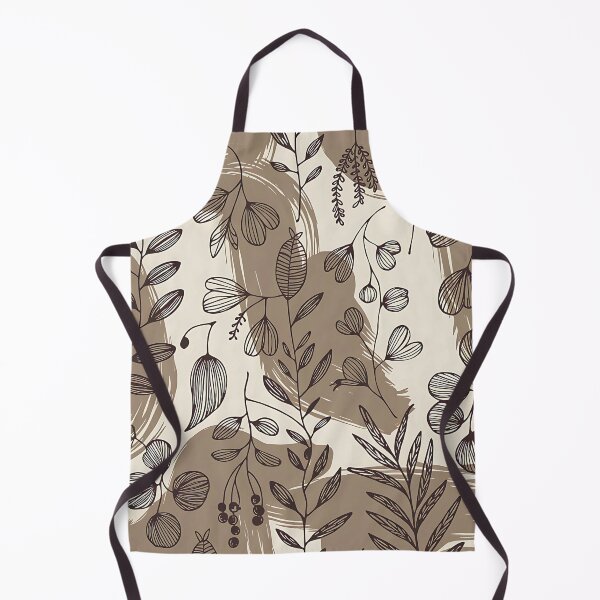 Item preview, Chic sepia - toned flora patterns designed and sold by Haji  Kamora.