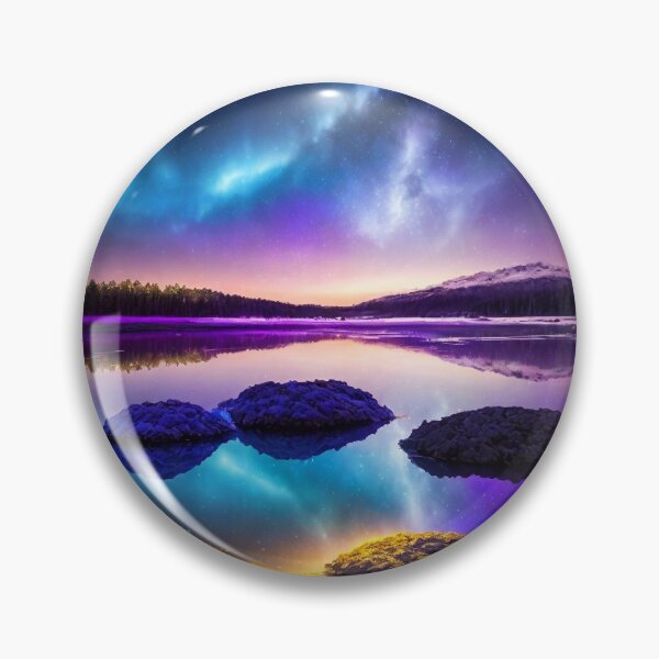 Item preview, Aurora Borealis Lake View designed and sold by Cookbeat.