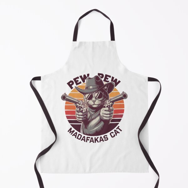 Item preview, Pew Pew Madafakas Cat Funny Meme Design | Cute Gun-Toting Cat Art designed and sold by Colorful-Garden.