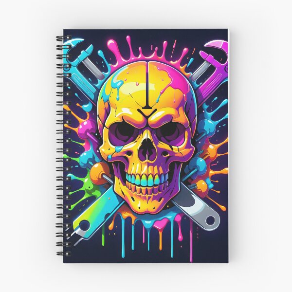Item preview, skull with tools designed and sold by Ludmi-linea.