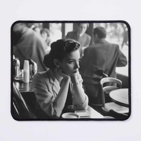 Item preview, Young woman, Rome Café 1954 designed and sold by FleurFrench.