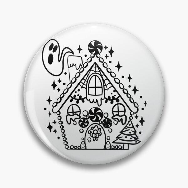 Item preview, Spooky Gingerbead House | Gothic Christmas Design | Merry Creepmas designed and sold by Hexxcrafts.