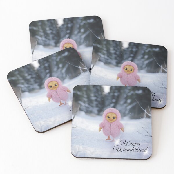 Item preview, Cute Little Chick Walking In Winter Wonderland T-Shirt designed and sold by ArtQueen777.