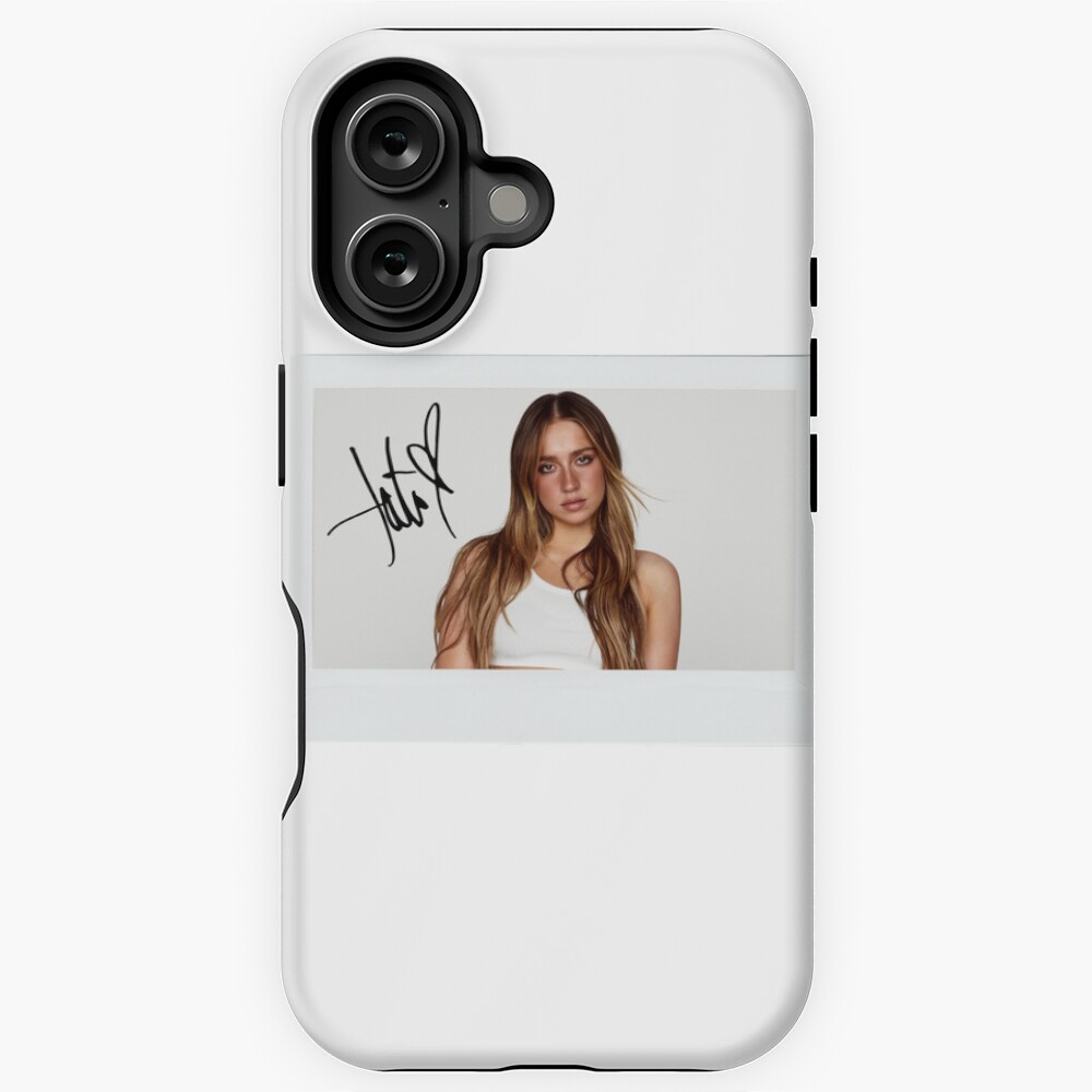 Tate McRae Autographed Photo iPhone Case
