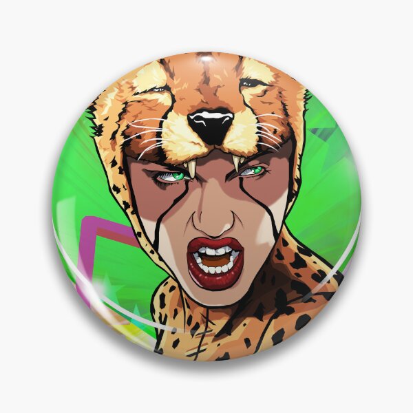 Artikelvorschau, Cheetah Queen: Eine Schurkin mit der Macht der Pop-Art der 90er entworfen und verkauft von PatWArt.