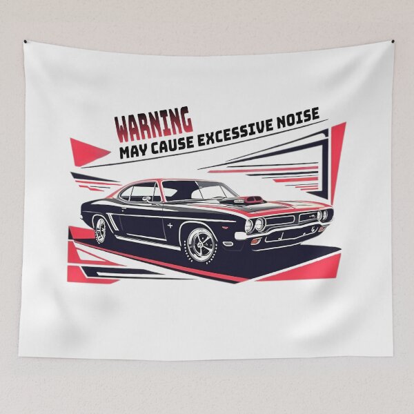 Item preview, Classic Muscle Car Design – Warning: May Cause Excessive Noise designed and sold by MystiqSlav.