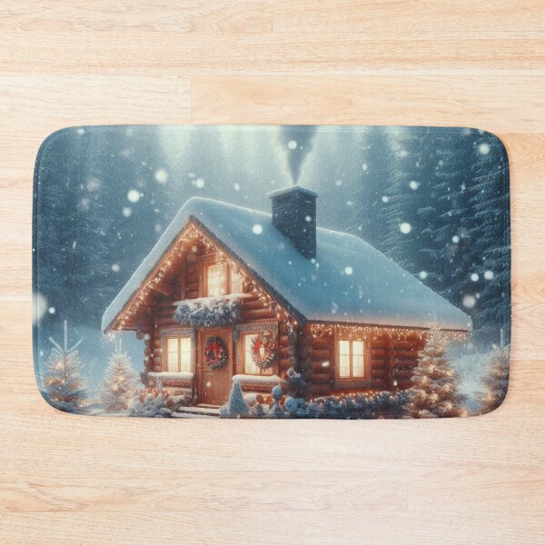 Item preview, Cozy Cabin in a Snowy Wonderland designed and sold by TheShadow30.