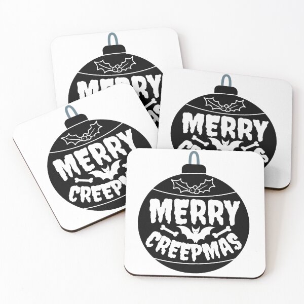 Item preview, Merry Creepmas Ornament | Gothic Christmas Design designed and sold by Hexxcrafts.