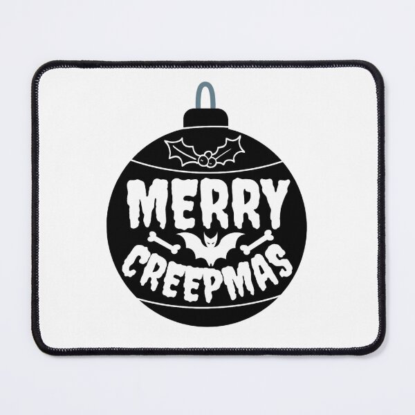 Item preview, Merry Creepmas Ornament | Gothic Christmas Design designed and sold by Hexxcrafts.
