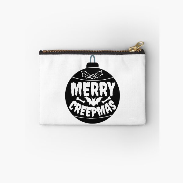 Item preview, Merry Creepmas Ornament | Gothic Christmas Design designed and sold by Hexxcrafts.