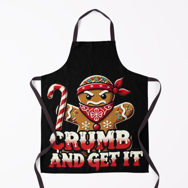 Item preview, Crumb and Get It Gingerbread Man Christmas T-Shirt – Funny Holiday Tee designed and sold by BlankCanvasHaHa.