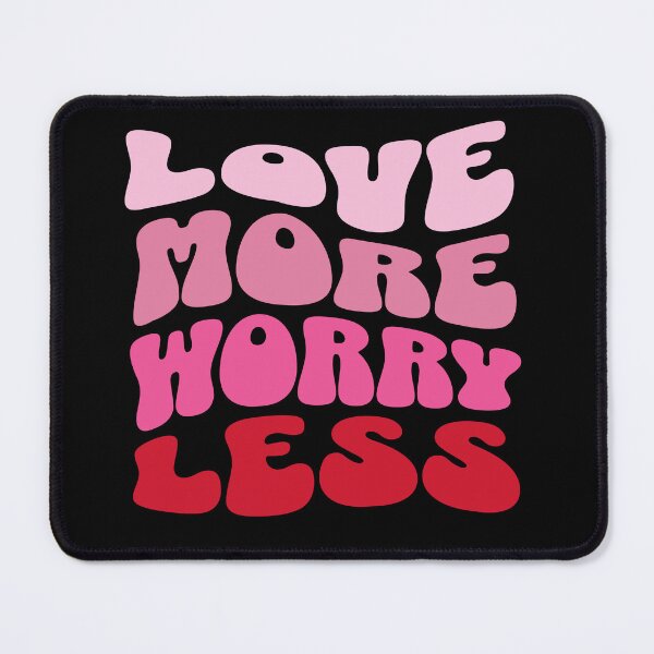 Item preview, Retro Love More Worry Less designed and sold by tmckaydesigns.