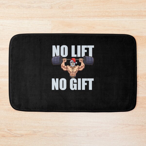 Item preview, No Lift No Gift Funny Santa Design designed and sold by PNGShop.