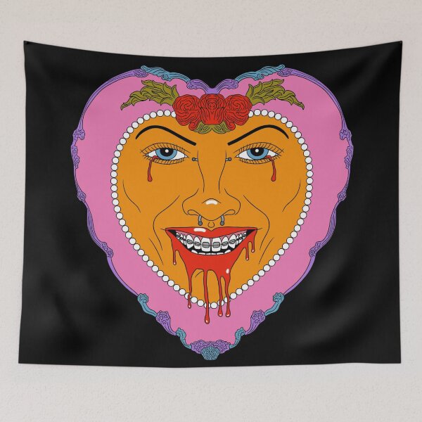 Item preview, Creepy Valentine designed and sold by Motel Gemini.