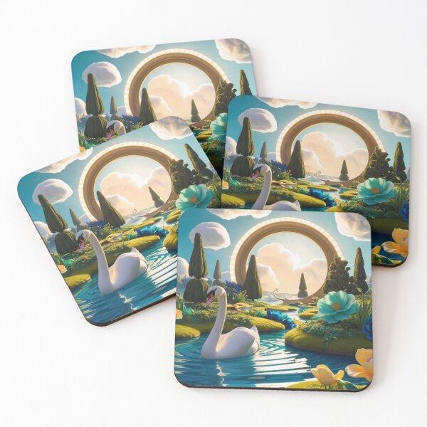 Item preview, Beautiful and cheerful landscape painting in the morning designed and sold by Mohamed-Egy.