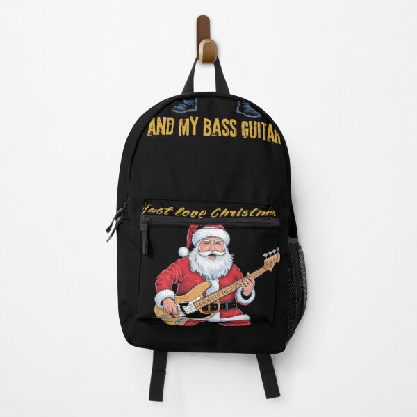 Item preview, Santa Claus plays the bass guitar, bass guitar, musician , Santa's favorite guitar teacher,music lover, guitar player designed and sold by KolorellaS.