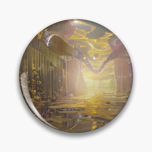 Item preview, Futuristic shiny abstract design in yellow, brown tones. designed and sold by ruiztiger70.