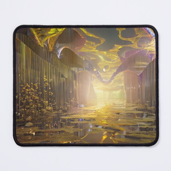 Item preview, Futuristic shiny abstract design in yellow, brown tones. designed and sold by ruiztiger70.