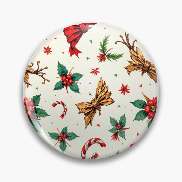 Item preview, Festive Seamless Pattern with Bows and Flowers designed and sold by Itsheartshop.